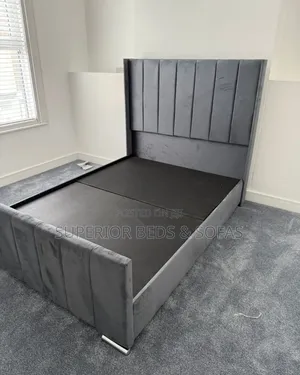 Grey 4 by 6 Panel Bed