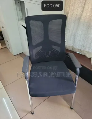 Comfortable Visitor Chair — Back Support Included