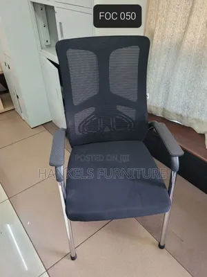 Comfortable Visitor Chair — Back Support Included