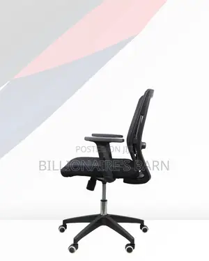 Barn Origin Mid-Back Office Chair |Posture Support, Durable Nylon Base