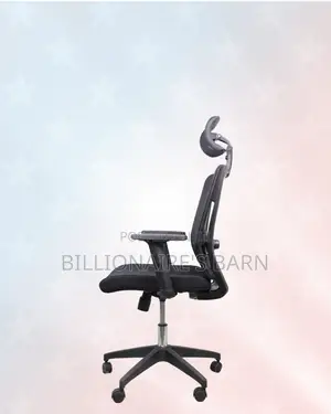 Breathable Mesh Office Chair — Clean Look, Durable Nylon Base