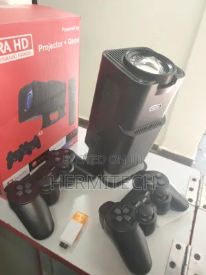 Gaming Projector With Console Gaming Pads