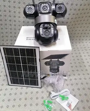 Vts028 4g Smart Triple Lens PTZ Camera With Full 360° View