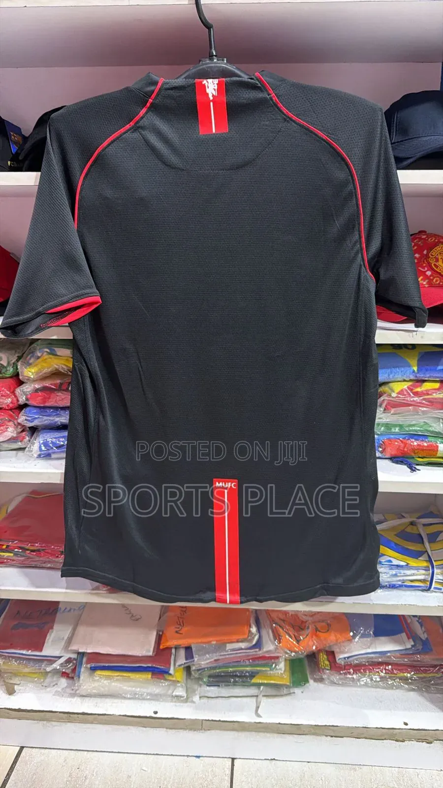 Manchester United Aig Old School Jersey - Black