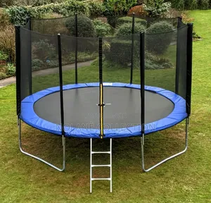 14 Ft Trampoline With Safety Enclosure Net and Ladder