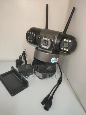 Triple Lens 4g Electric PTZ CCTV Surveillance Cameras
