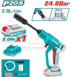 Total Tpwli20362 Cordless Pressure Washer 20v