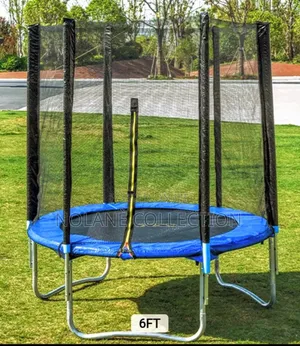 6 Ft Trampoline With Safety Enclosure Net