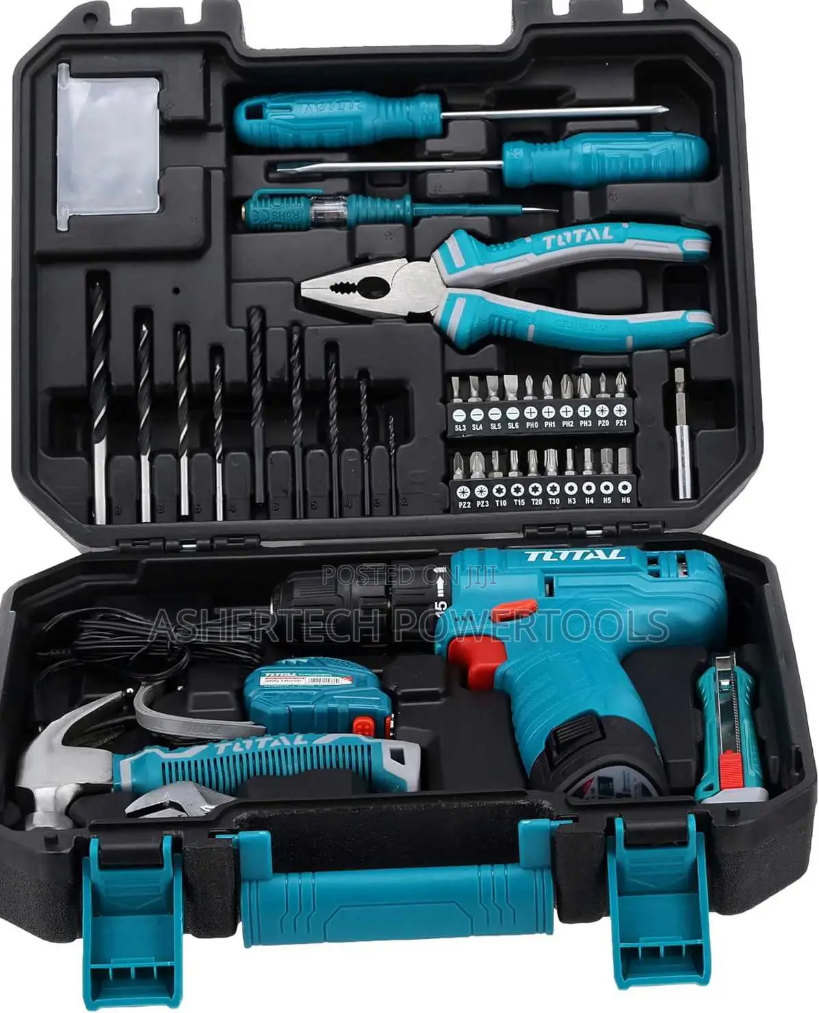 Total Thkthp10812 81 PCS Tools Set