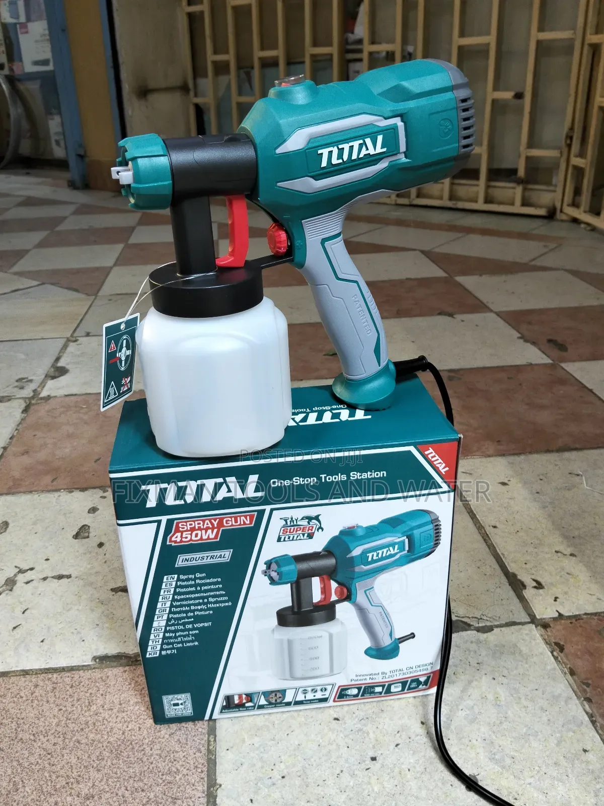 Top Fine Finish Total Spray Gun 450watts 1 Year Warranty