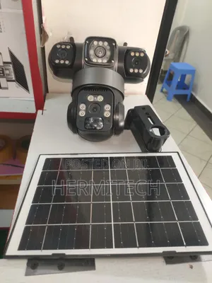 Tripple Lens 4g Solar PTZ CCTV Surveillance Cameras