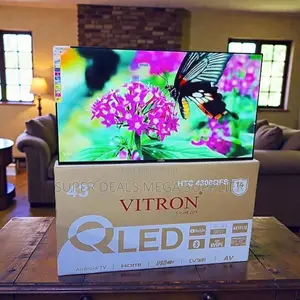Youtube and Netflix Support Vitron 43 Inch Qled Smart Android Led Tv