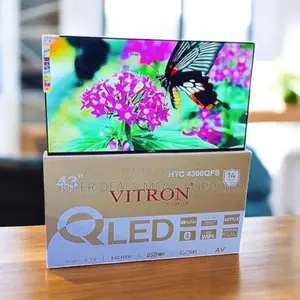 Built in Digital Decoder Vitron 43 Inch Qled Smart Android Led Tv