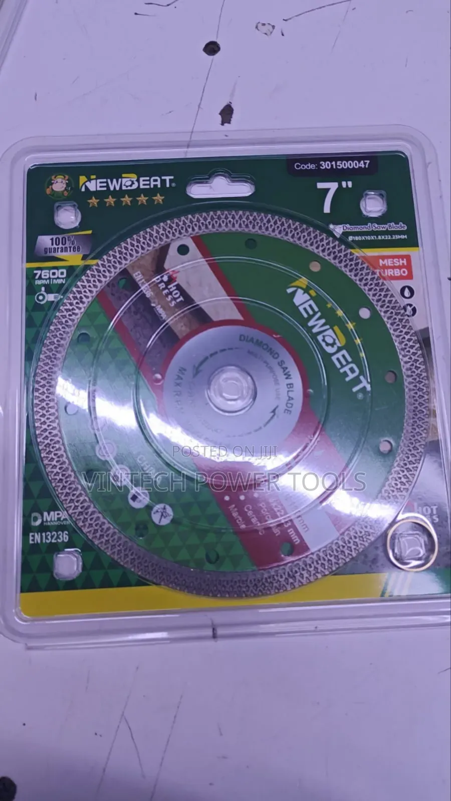 Hot Press/Diamond Disc 7"/Non Chipping or Continuous Diamond Disc
