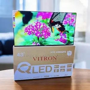 Wifi Connectivity Display Vitron 43 Inch Qled Smart Android Led Tv