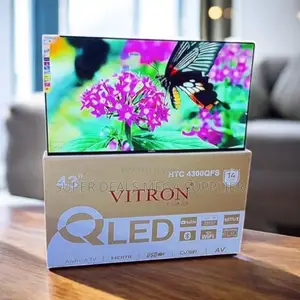 Modern Frameless Look Vitron 43 Inch Qled Smart Android Led Tv