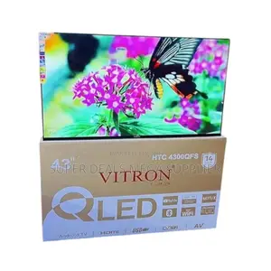 Built in Decoder 1080p Hd Vitron 43 Inch Qled Smart Android Led Tv
