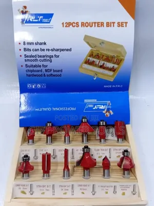 12pcs Router Bit Set 8mm/Router Bit Set 8mm 12 PCS