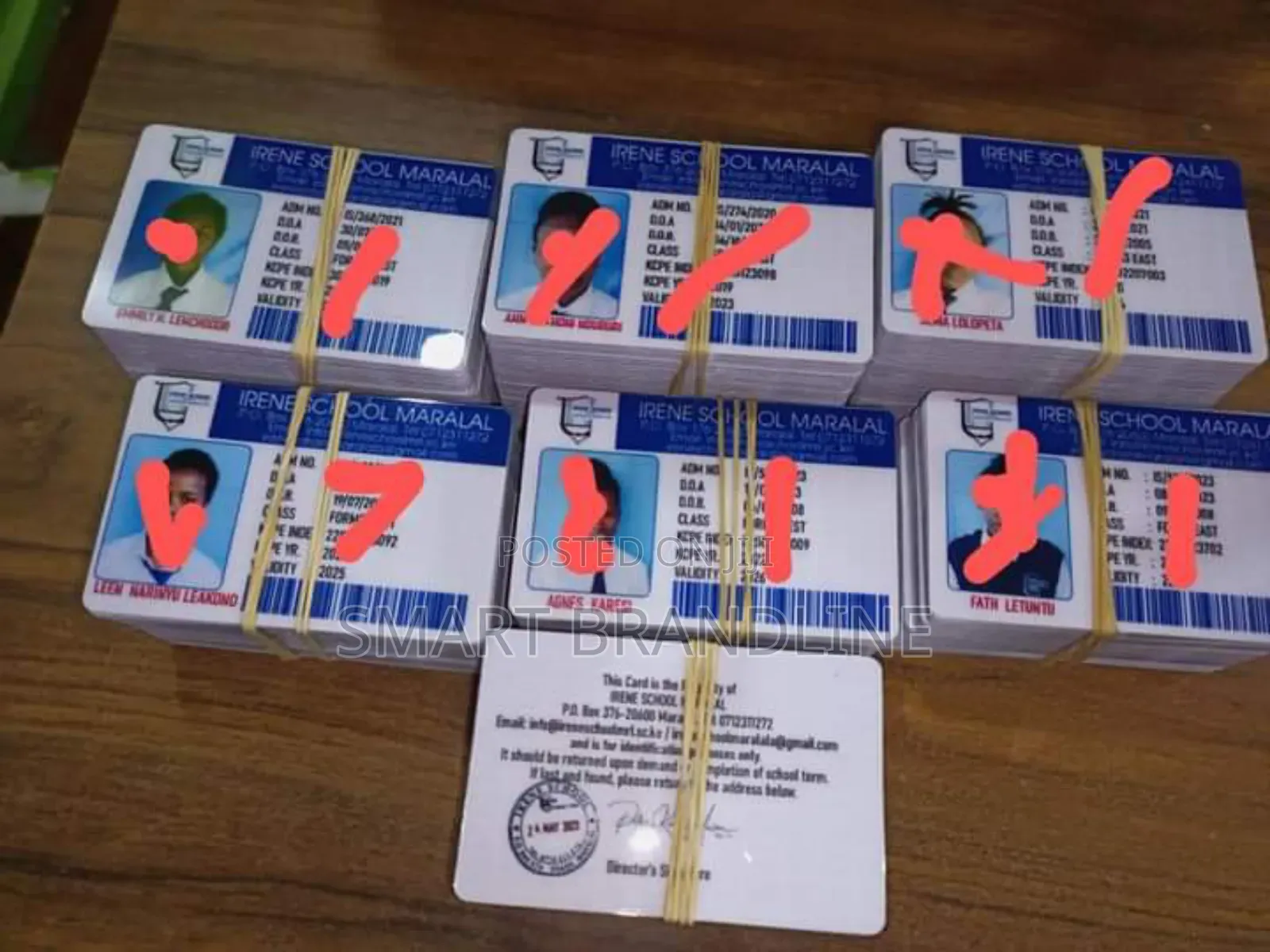 Students Plastic Identity Cards