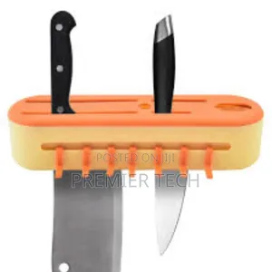 6 Slot Knives Organizer With 6 Extra Hooks