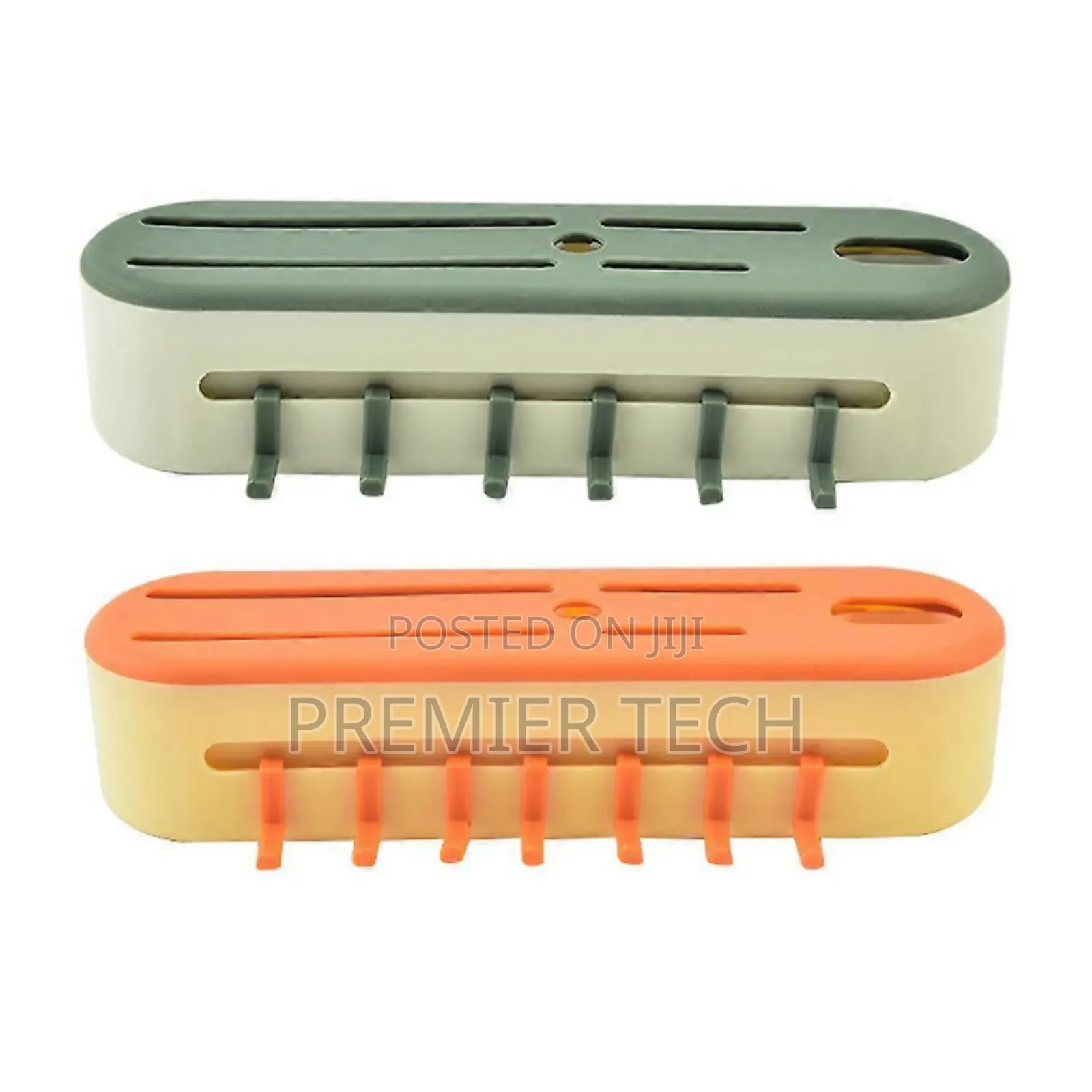 6 Slot Knives Organizer With 6 Extra Hooks
