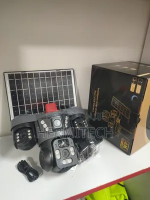 Strobe Light 4g Solar PTZ Powered Surveillance Cameras