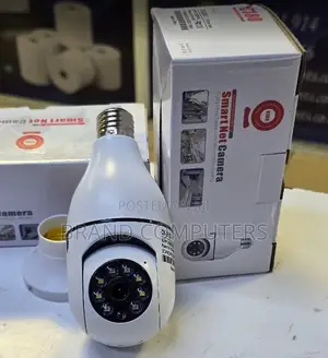 Single Lens Wifi Bulb PTZ Camera CCTV