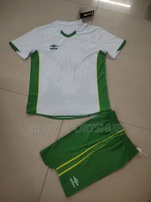 Football Kit White Green