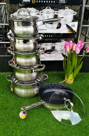 Edenberg Stainless Steel Cookware Set