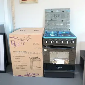 55x50 Roch Cooker With 3 Gas Burners and Electric Baking Oven