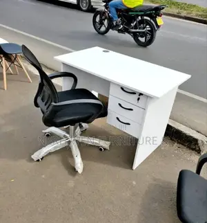 Modern Office Study Desk With Comfortable Chair