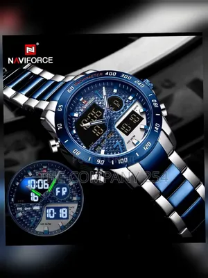Naviforce Gents #Nf9171 Analogue Digital Display