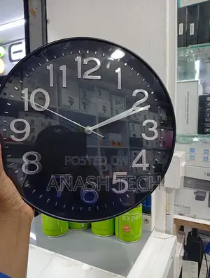 Wireless Hidden Spy Camera Wall Clock Black Wifi Clock Cameras