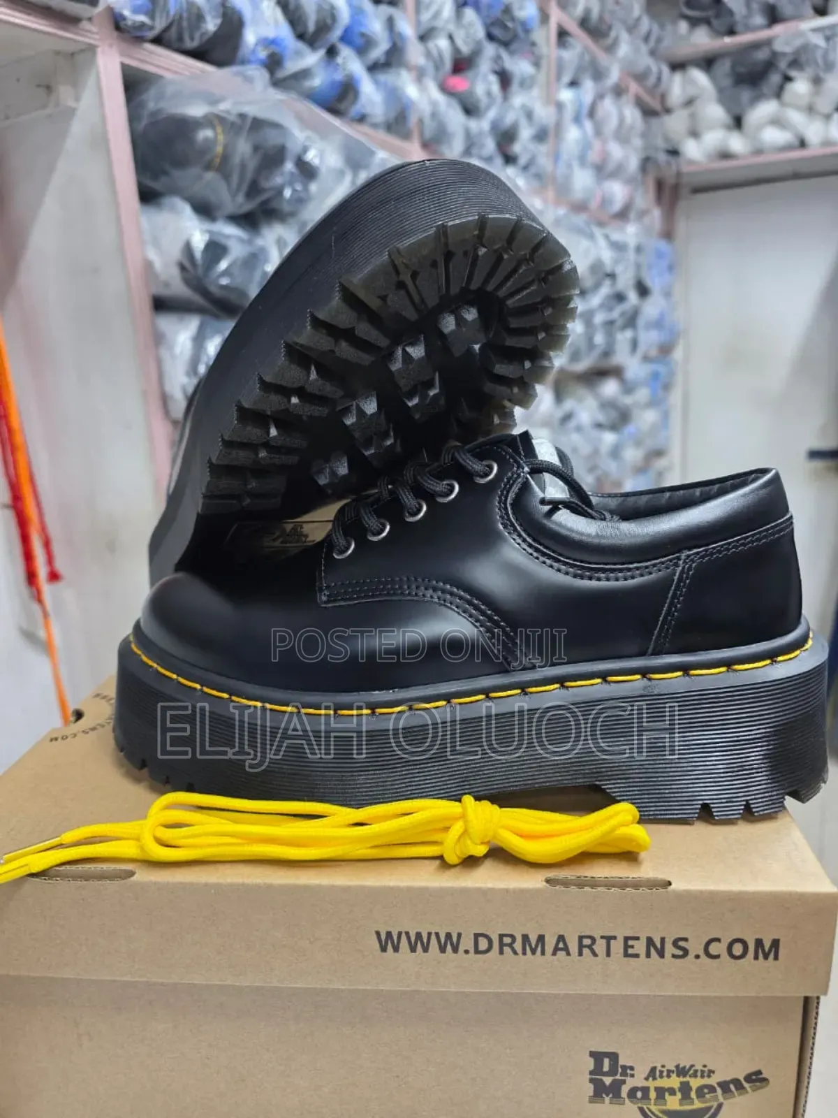 Big Sizes Dr.Martens Black Low