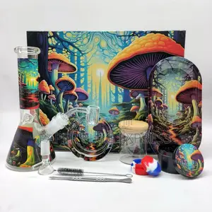 Multi-Accessory Mushroom Edition All-in-One Bong Kit