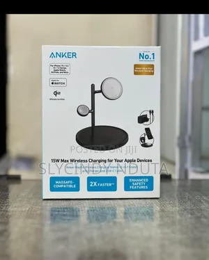 Anker Maggo 3-in-1 Wireless Charging Station With Anker Magnetic Grip