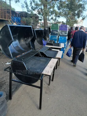 Drum Fabricated Barbecue.