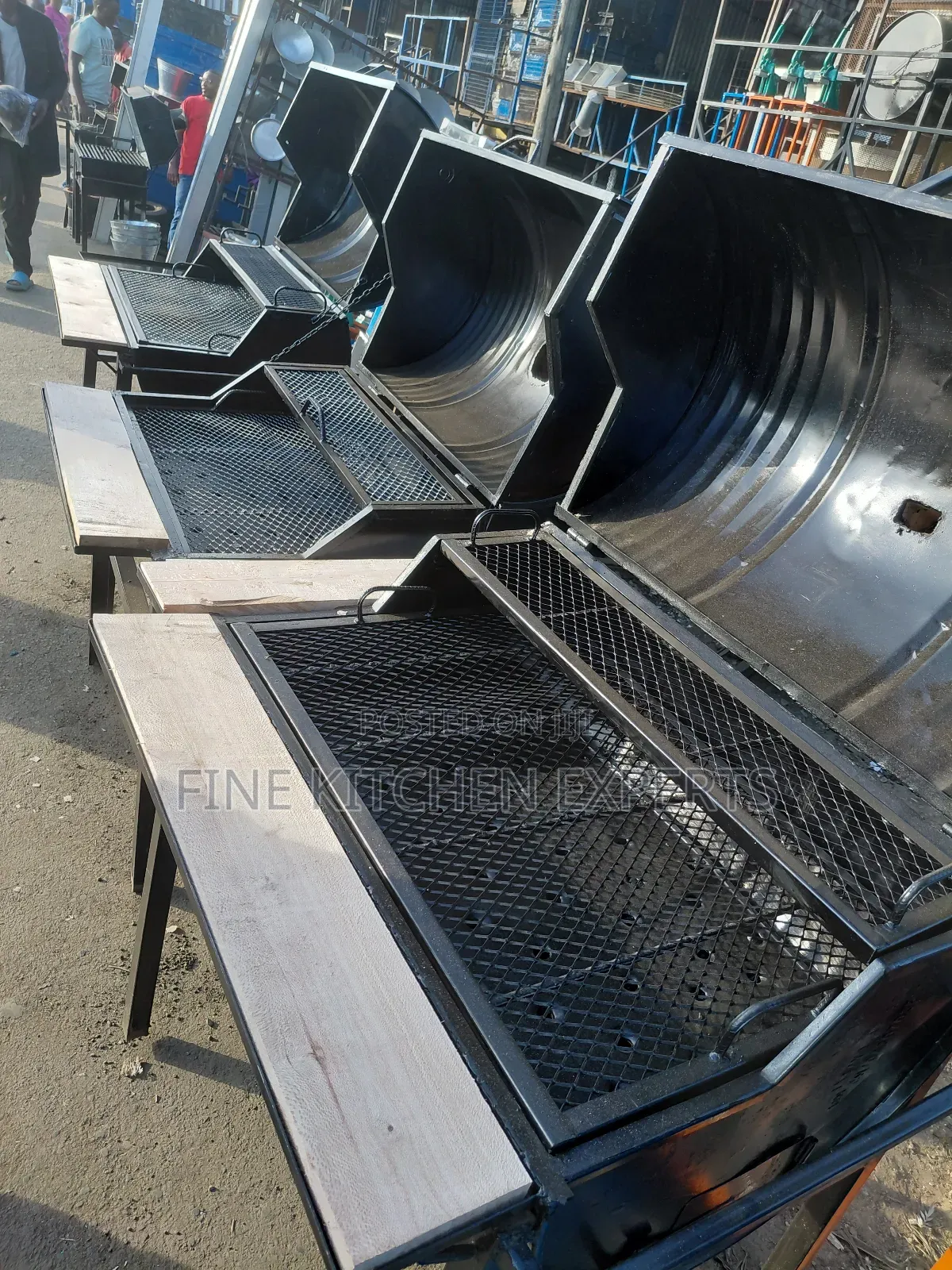 Drum Fabricated Barbecue.