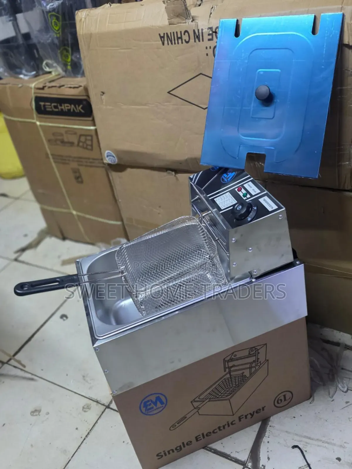 *6 Litres Electromate Single Deep Fryer*