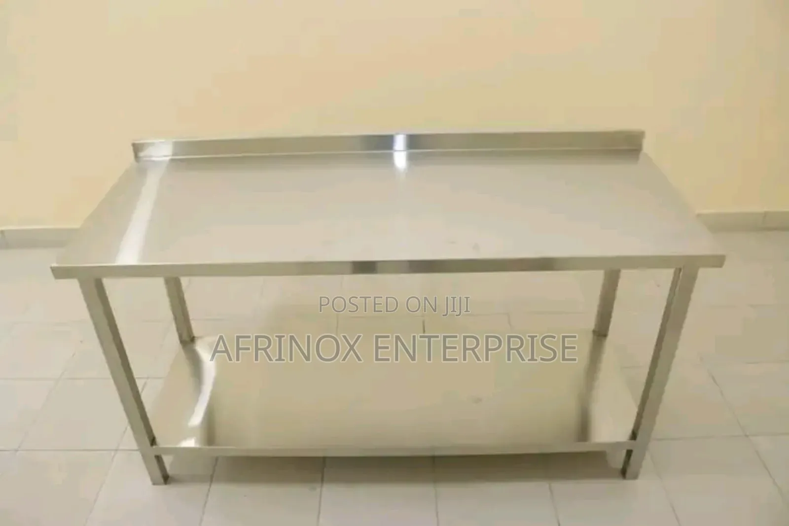 Stainless Steel Worktop Table. 4*2 Feets Size