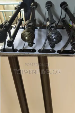 Heavy Duty,Non Rusty Powder Coated Window Curtain Rods