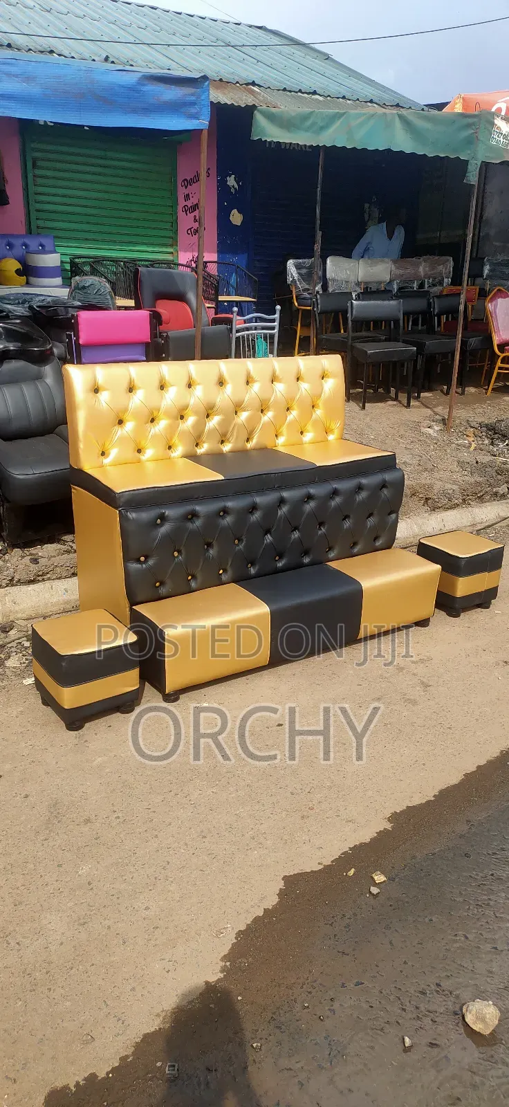 Golden 3seater Pedicure Couch