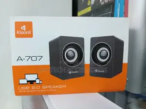 Kisonli A707 Mini Speaker Usb - Black