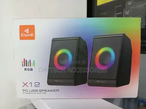 Kisonli X12 Mini Usb Powered Colorful RGB Speakers.