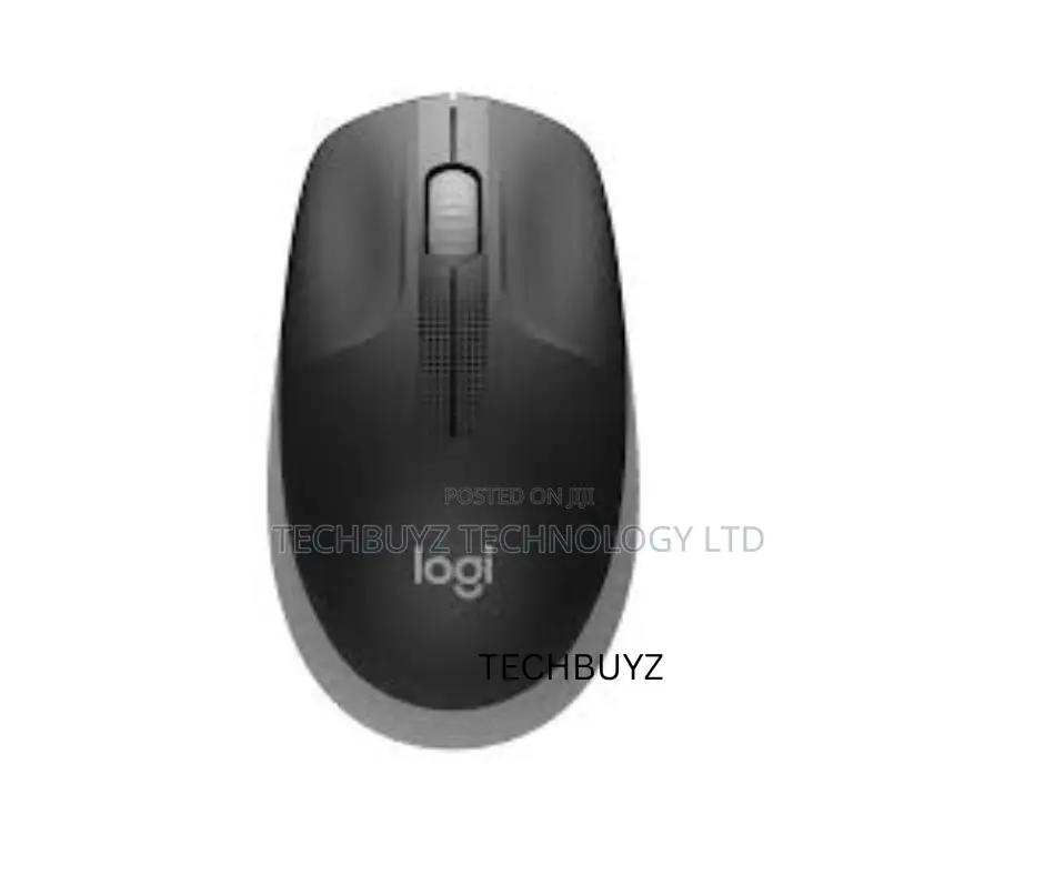 Logitech M190 Full-size Wireless Mouse - Mid Grey - 910-005906