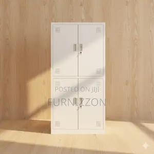 Contemporary Iron Locker With Glass Front