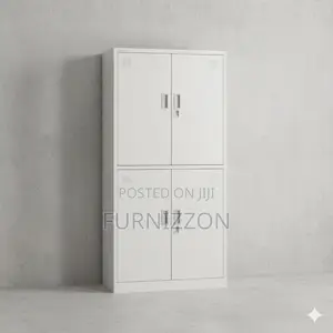 Durable Metal Filing Cabinet With Glass Panels