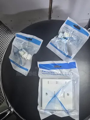 Apkr Double Face Plate And Modules Cat6 (Keystone)