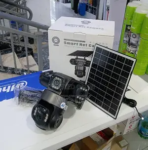 Vts28 Triple Lens 4g V380pro Solar Powered Camera Two-Way Audio