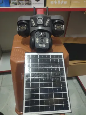 Triple Lens 4g Solar Powered CCTV Camera for Outdoor Use